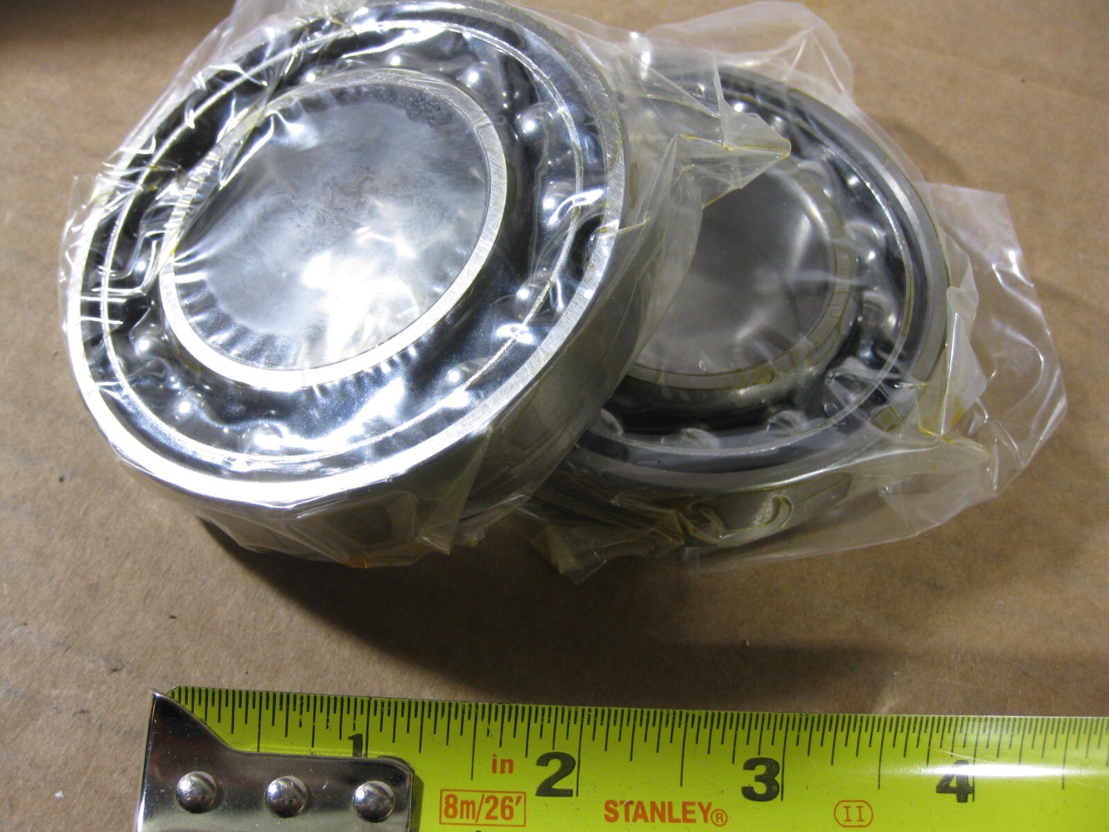 2 Koyo 7209DB Angular Contact Ball Bearing set 45x85x19 mm SKS