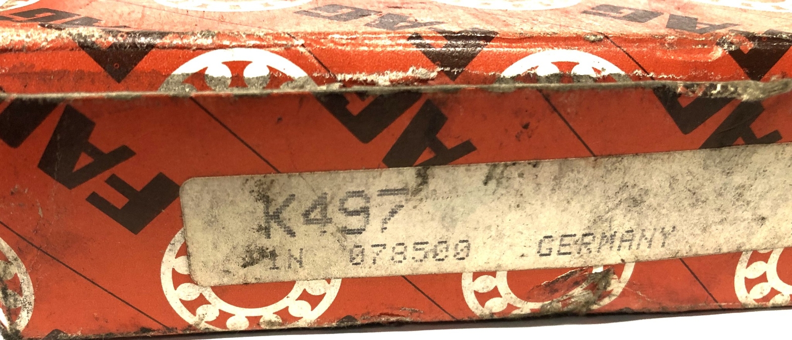 FAG Tapered Roller Bearing Cone K497 NOS