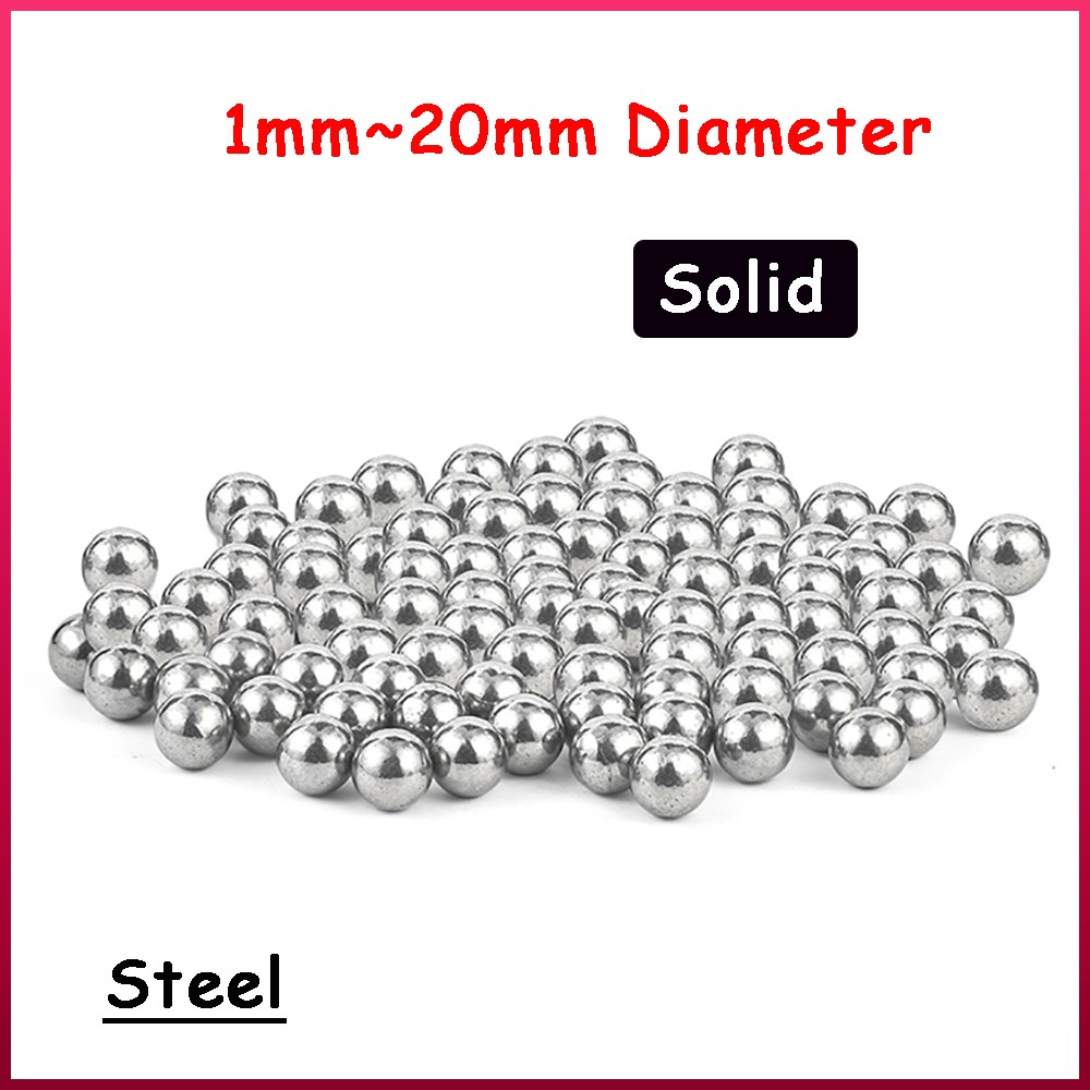 Bike Steel Durable Ball Bearing Bikes Replacement Bearings Silver 1mm ~ 20mm