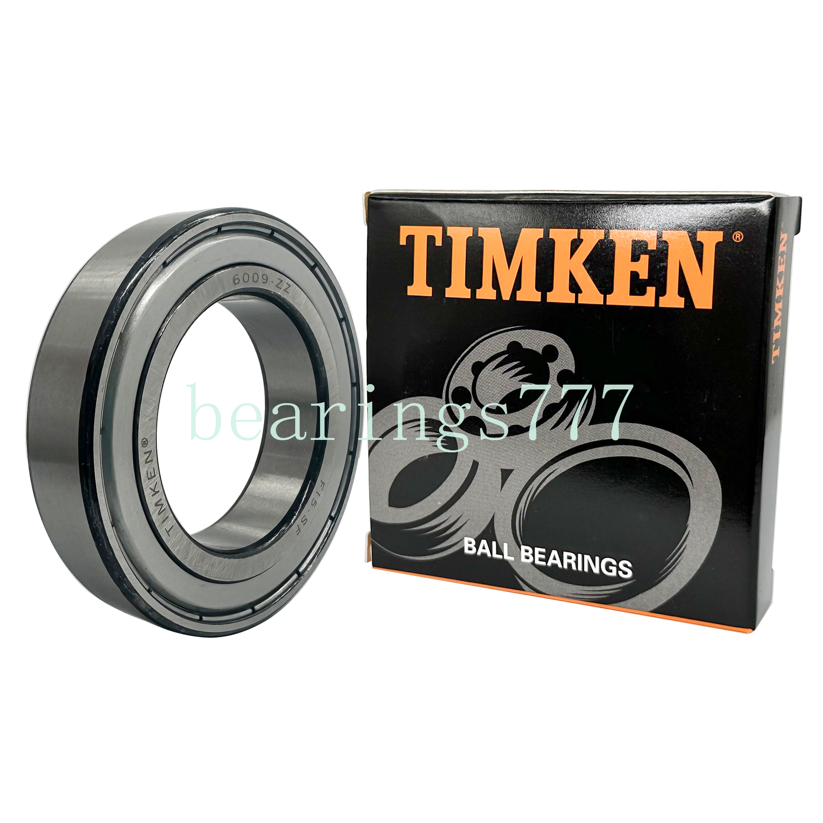 2PCS USA BRAND TIMKEN 6009ZZ 45X75X16MM Double Metal Seal Ball Bearings