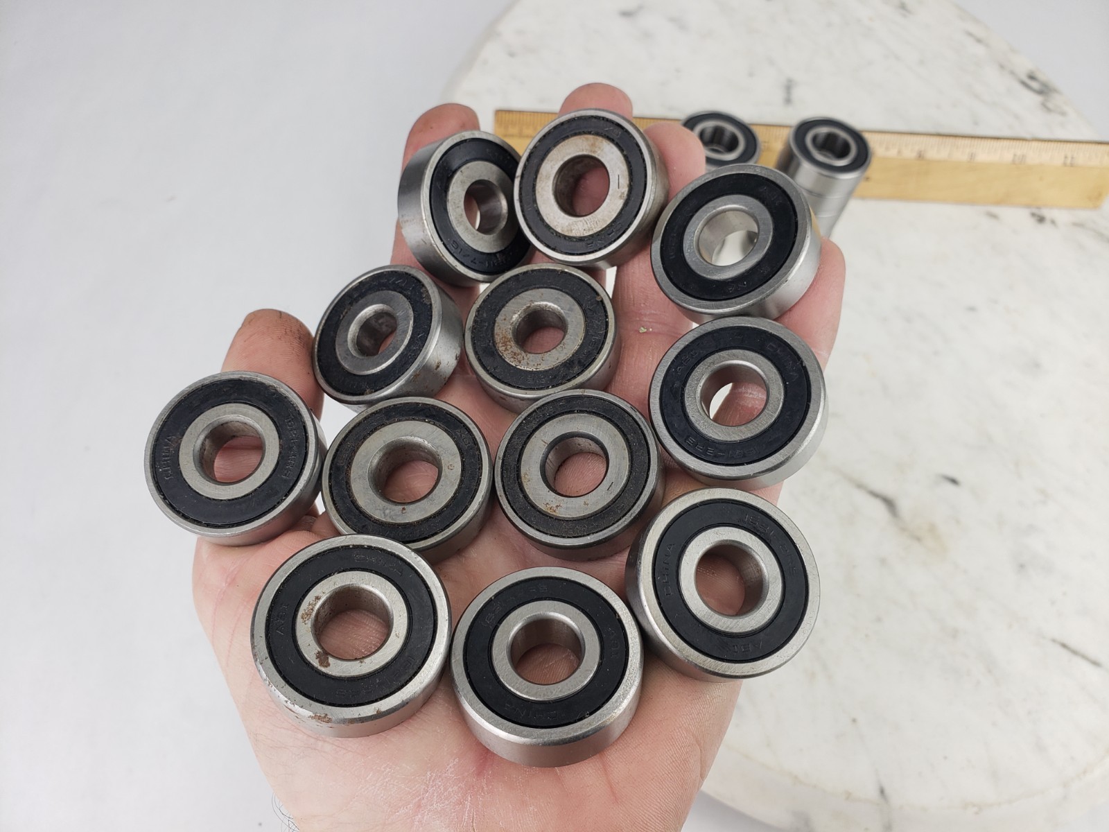100+ Shield Ball Bearing Lot – Invacare 6201Z 1621 6301 99502 7/16″ 1/2 Bearings