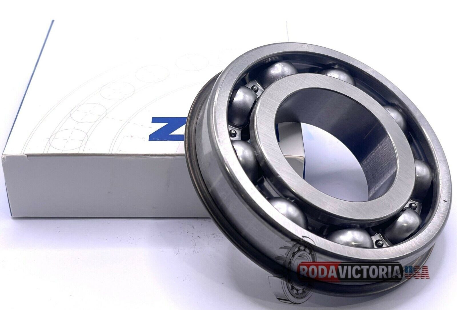 ZEN 6208 NR OPEN, NO SEALS Deep Groove Ball Bearings 40x80X18mm.