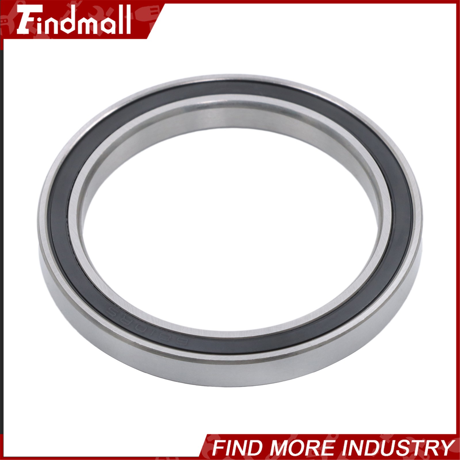 Findmall 10pcs 6810-2RS Ball Bearings 50x65x7mm Double Sealed Pre-Lubricated