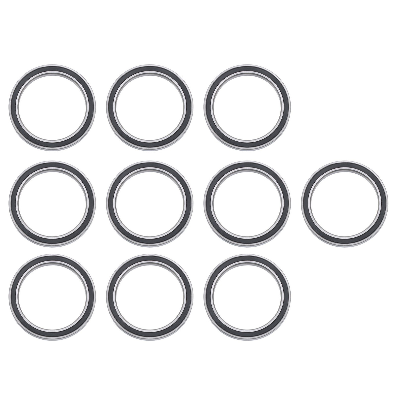 10pcs 6810-2RS Ball Bearings 50x65x7mm Double Sealed Pre-Lubricated