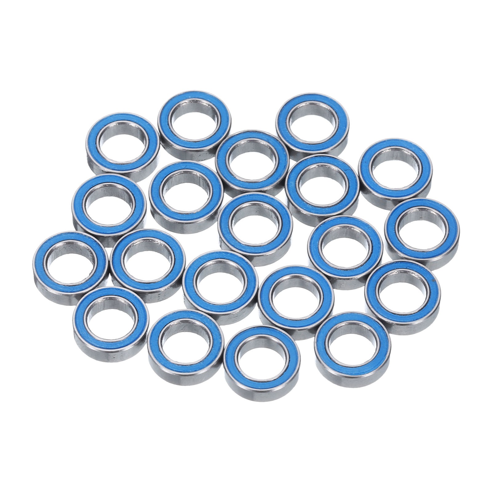 20pcs MR106-2RS Miniature Ball Bearings 6x10x3mm Double Sealed Bearings Blue