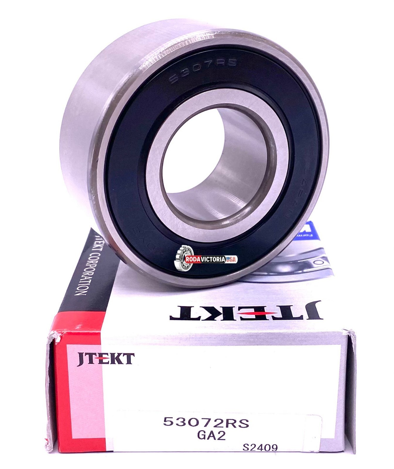 KOYO 5307 2RS Angular Contact Ball Bearing Rubber Sealed 3307 35x80x34.9 mm