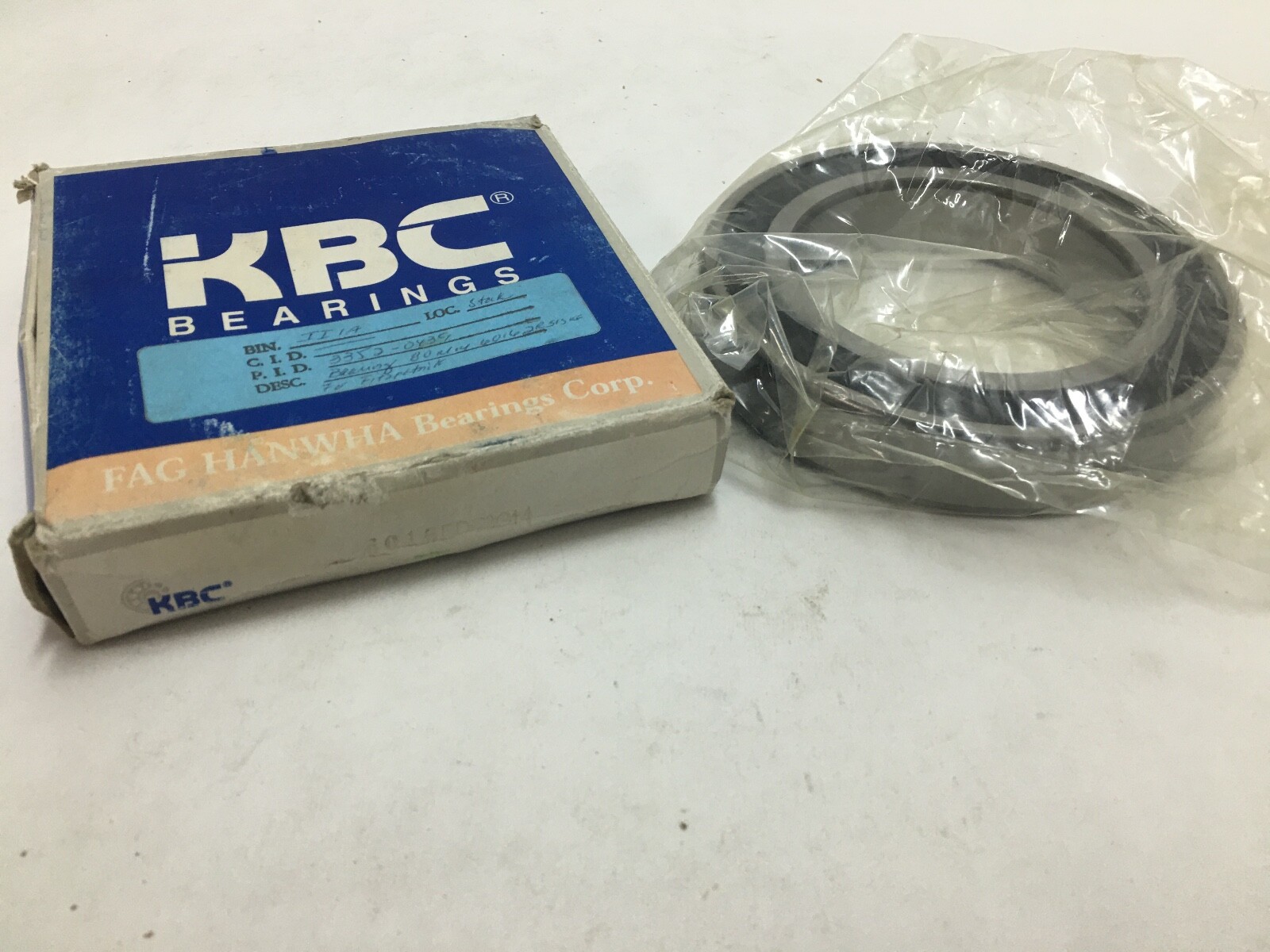 KBC 6016DDC3 Bearing Metal Seals 80x125x22 mm 6016 DD 2RS C3 6016RS