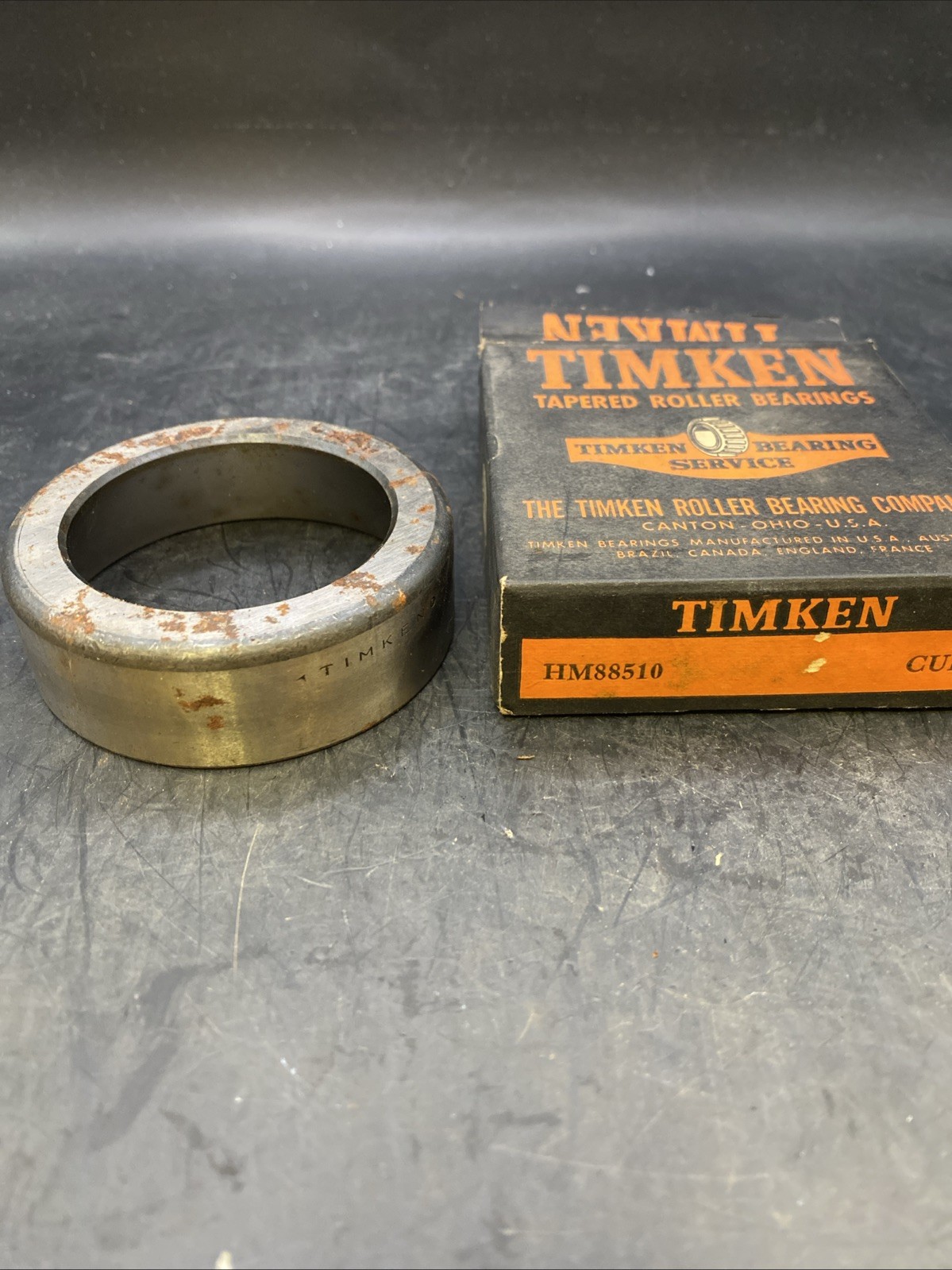 NOS TIMKEN HM88510 TAPERED ROLLER BEARING NEW IN FACTORY BOX FREE SHIPPING!!!