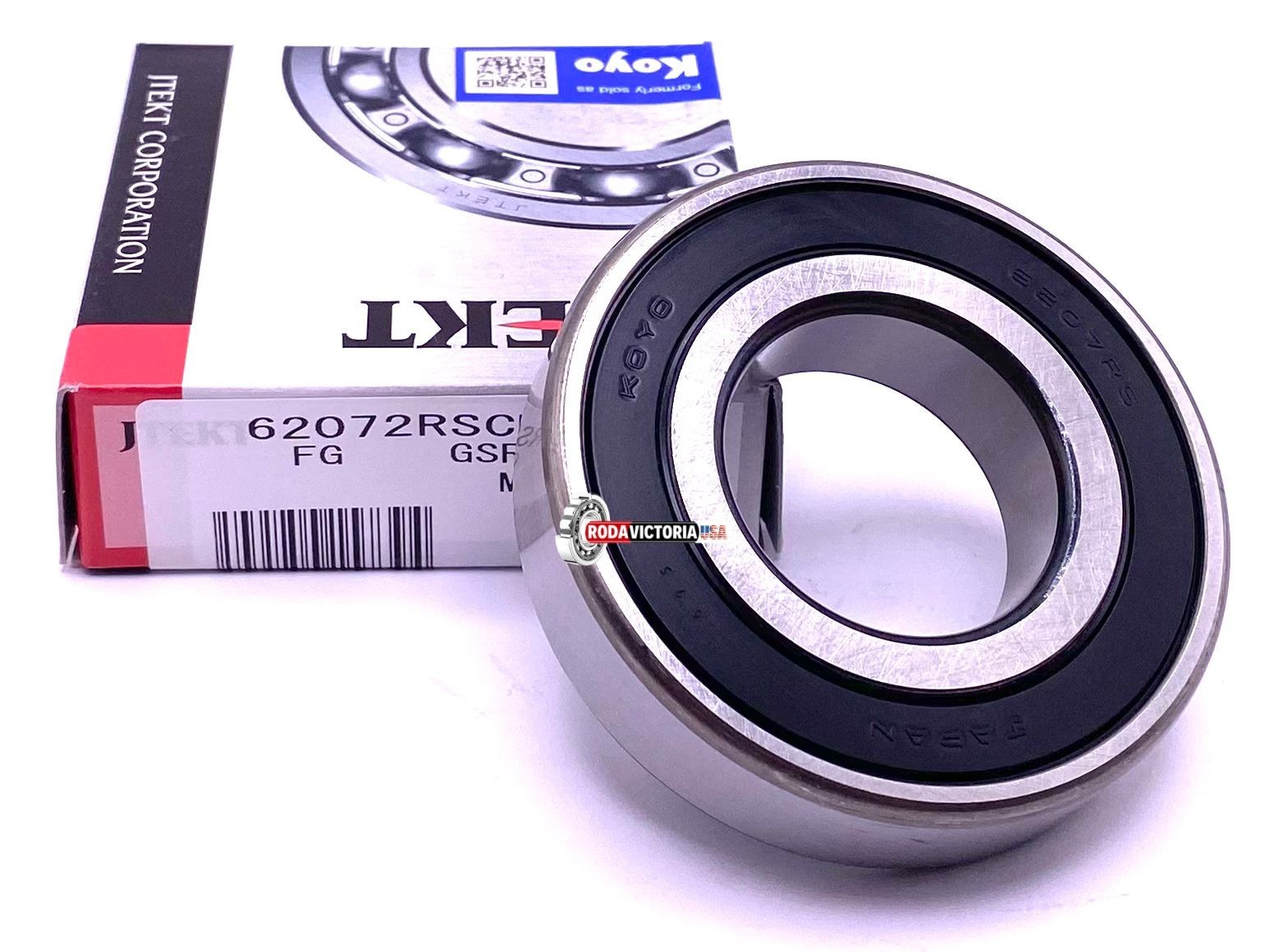 KOYO Japan 6207 2RS CM Deep Groove Ball Bearing, Rubber Sealed 35x72x17 mm