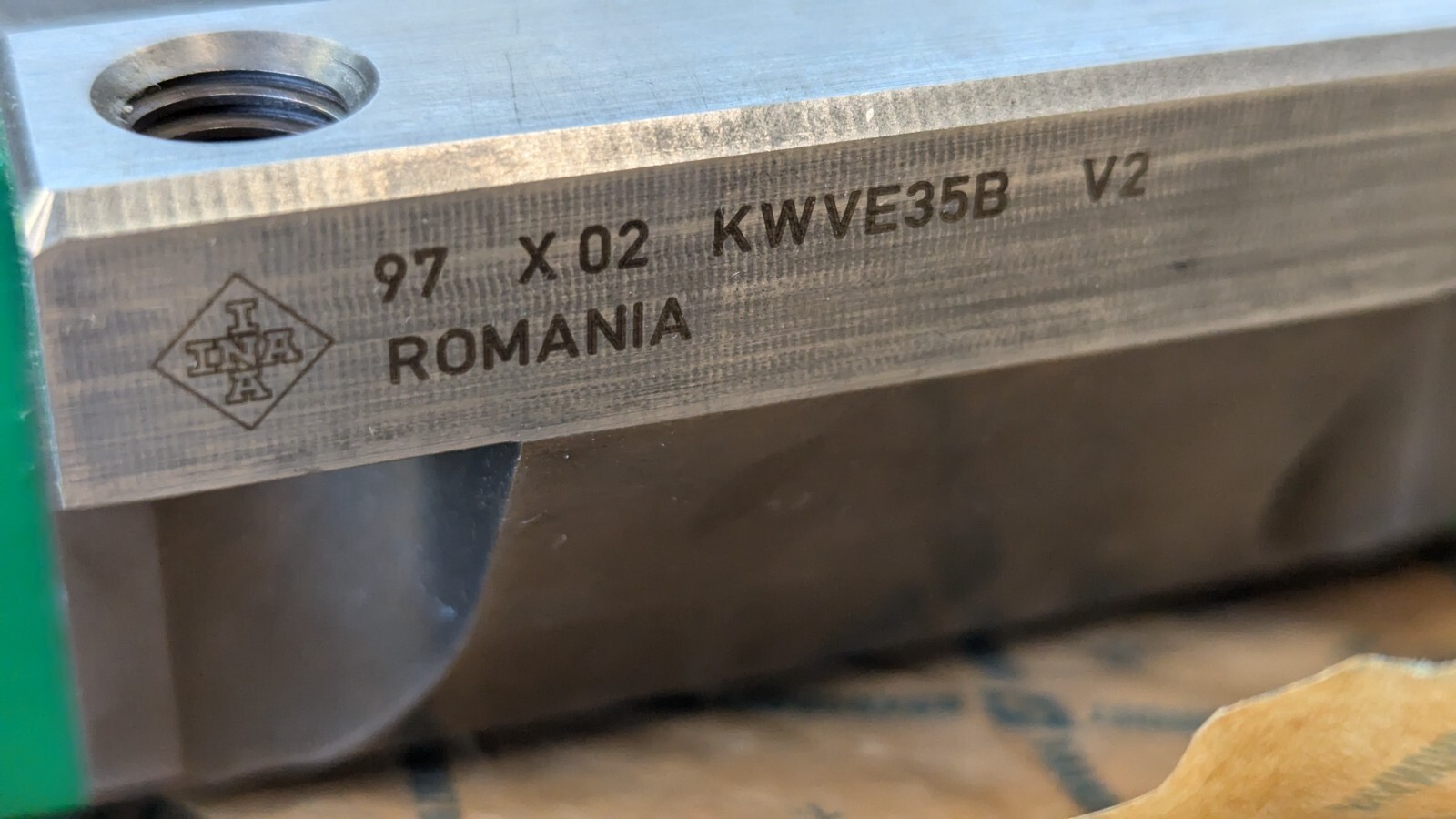 INA/Schaeffler Technologies KWVE35-B-V2 (97 x 02 mm) LINEAR PLAIN UNIT