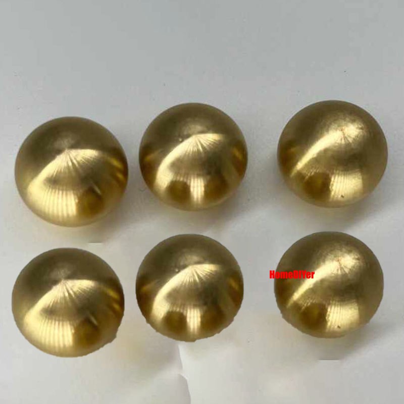 Loose Brass Balls With Threaded M4-M12 Solid Metal Bearing Ball Diameter 10~60mm