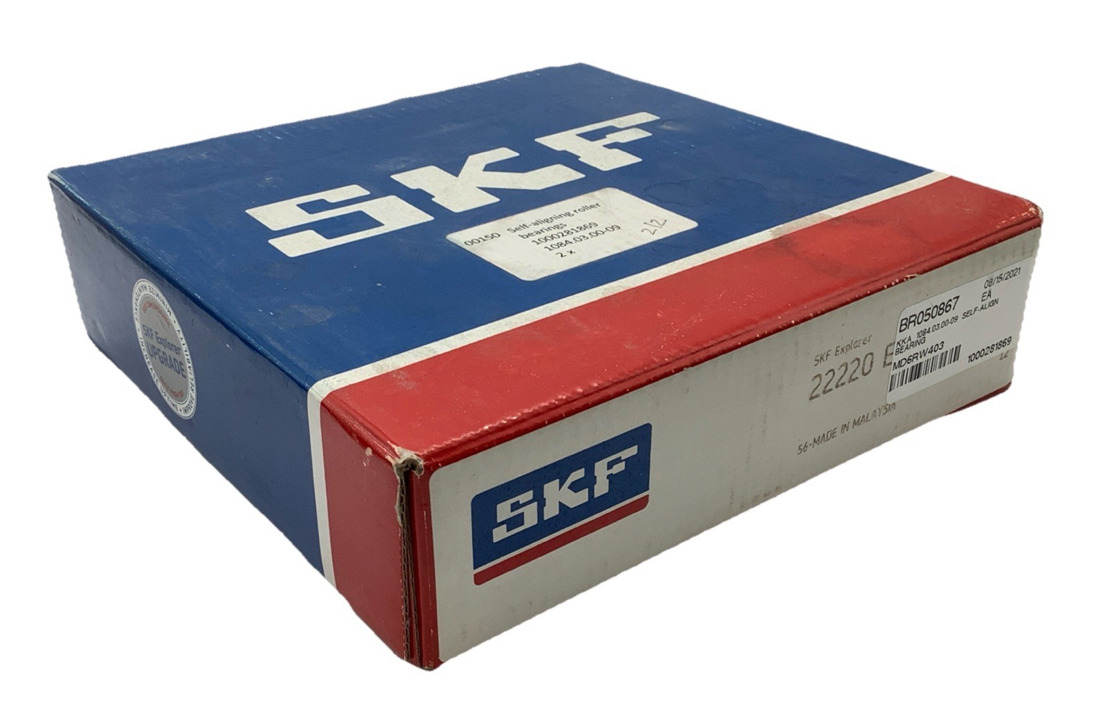 SKF 22220 E Spherical Roller Bearing 100x180x46mm