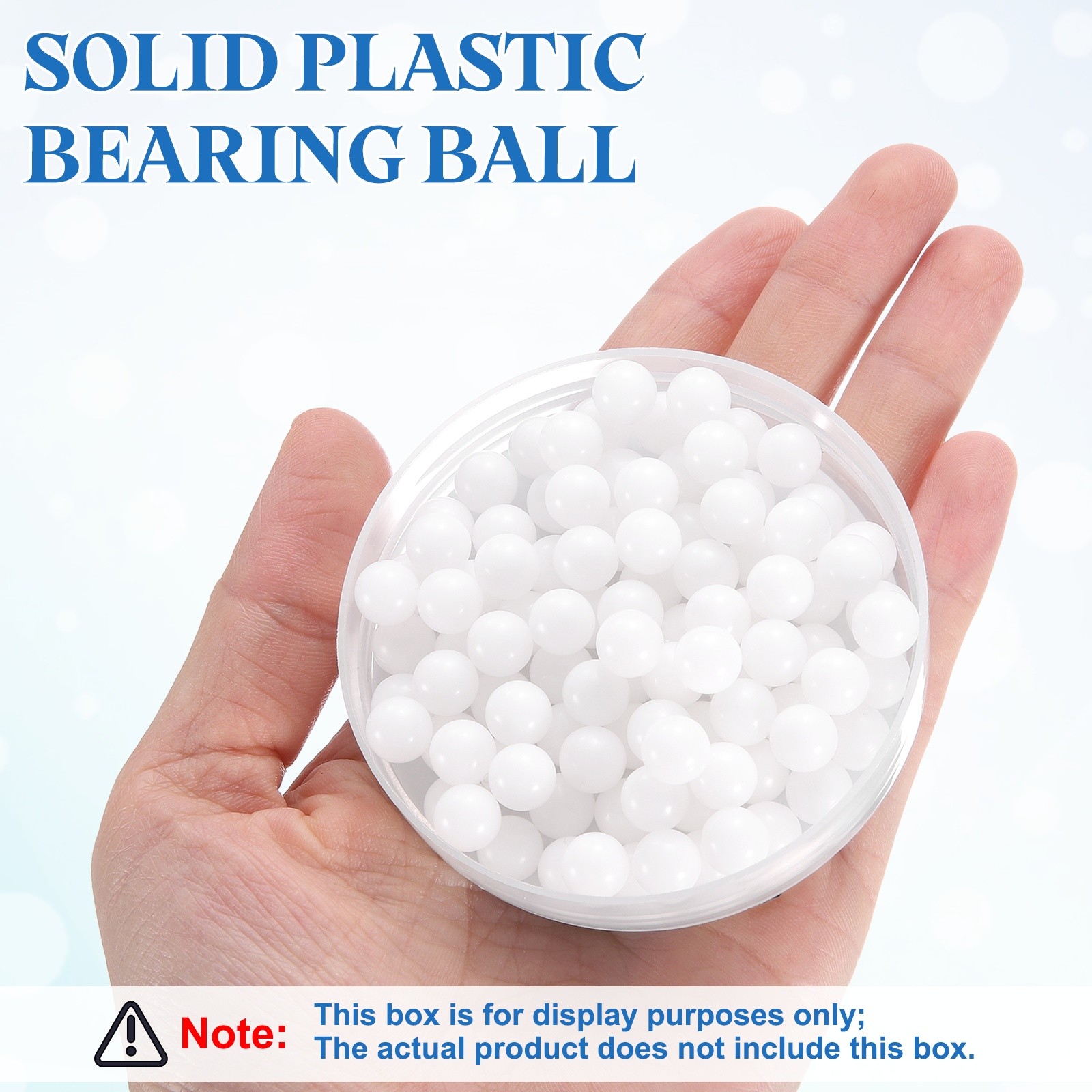 100pcs POM Bearing Balls 5/16″ 7.938mm Solid Plastic Bearing Ball
