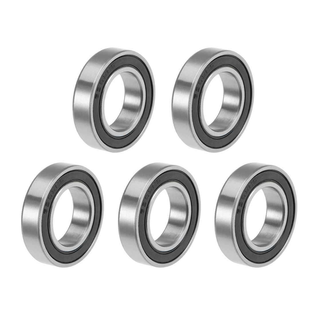 6903-2RS Deep Groove Ball Bearings Z2 17x30x7mm Double Sealed Carbon Steel 5pcs
