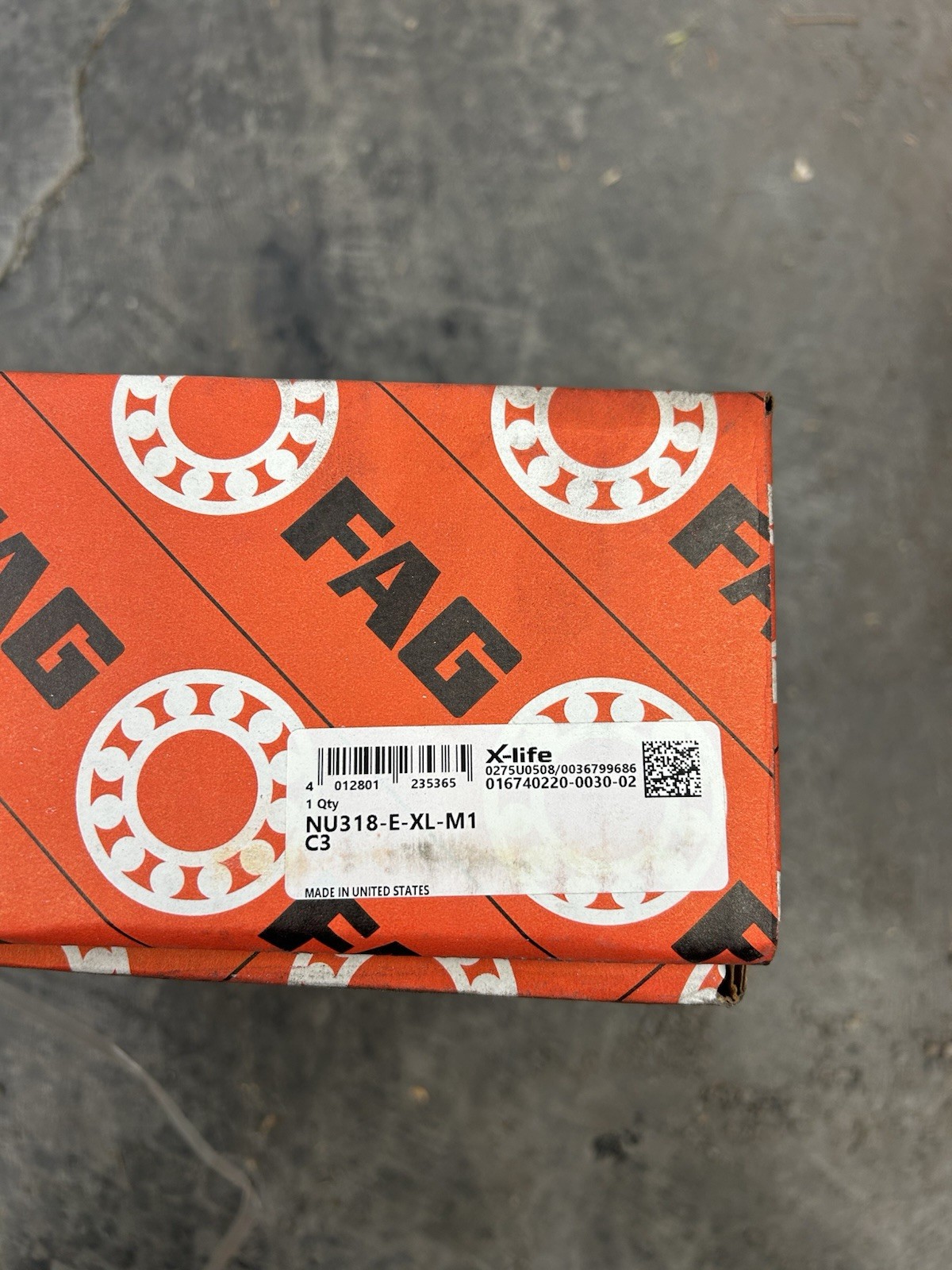 FAG NU318-E-M1-C3 90x190x43mm Bearing G3