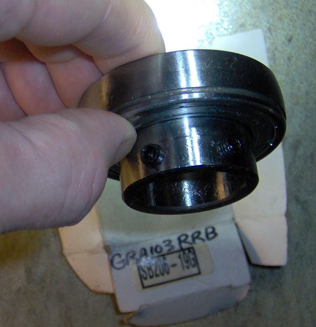 SB206-19G Insert Bearing 1-3/16″ Bore w/2 Set Screws New