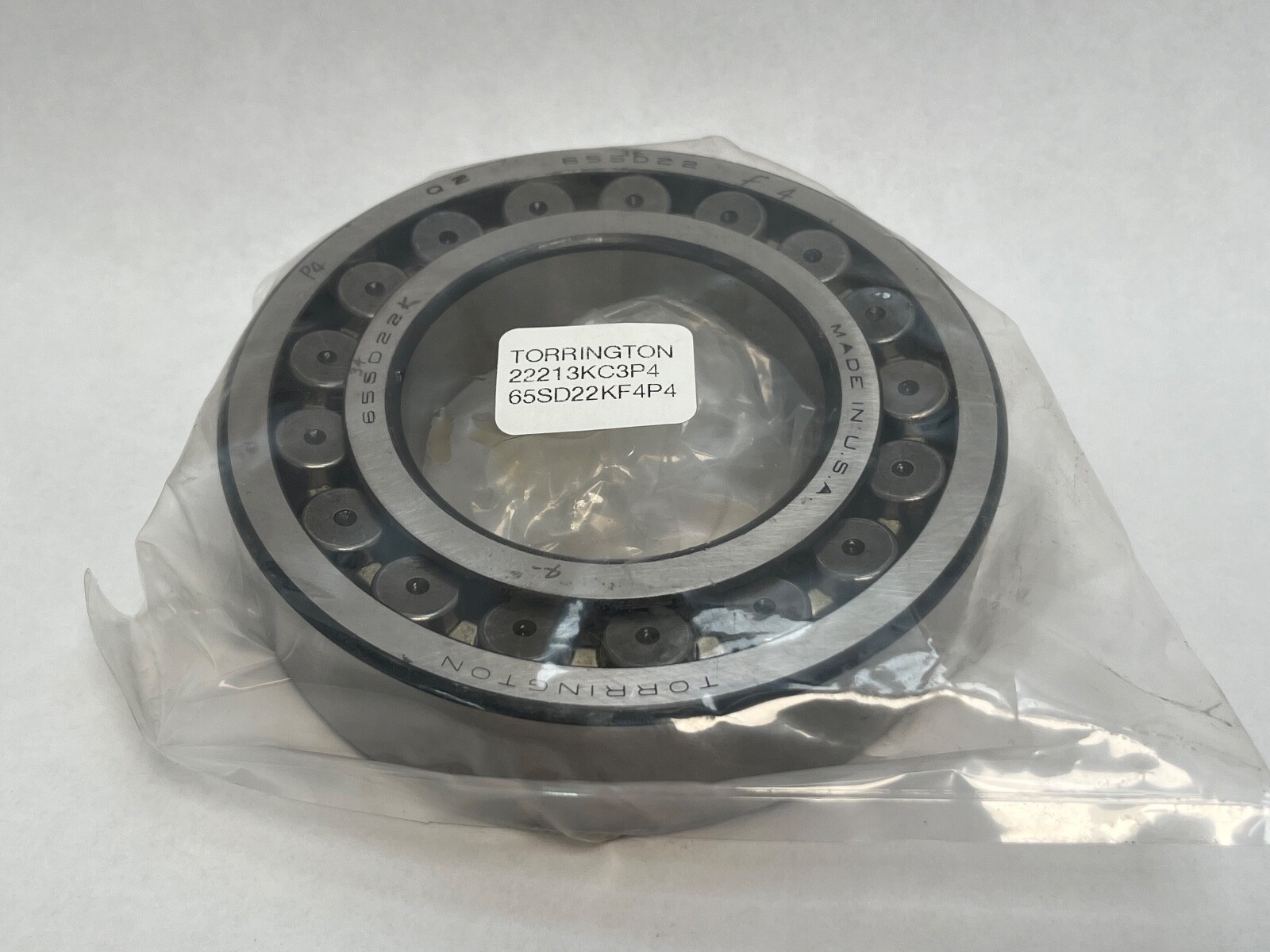 Torrington 22213KC3P4 Spherical Bearing 65x120x31 mm 22213-K-C3-P4 65SD22 F4 USA