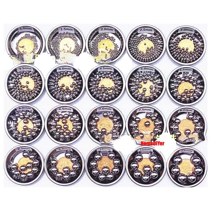 High-Precision Carbon/Bearing Steel Balls Solid Bearings Ball Diameter 1-12.5mm