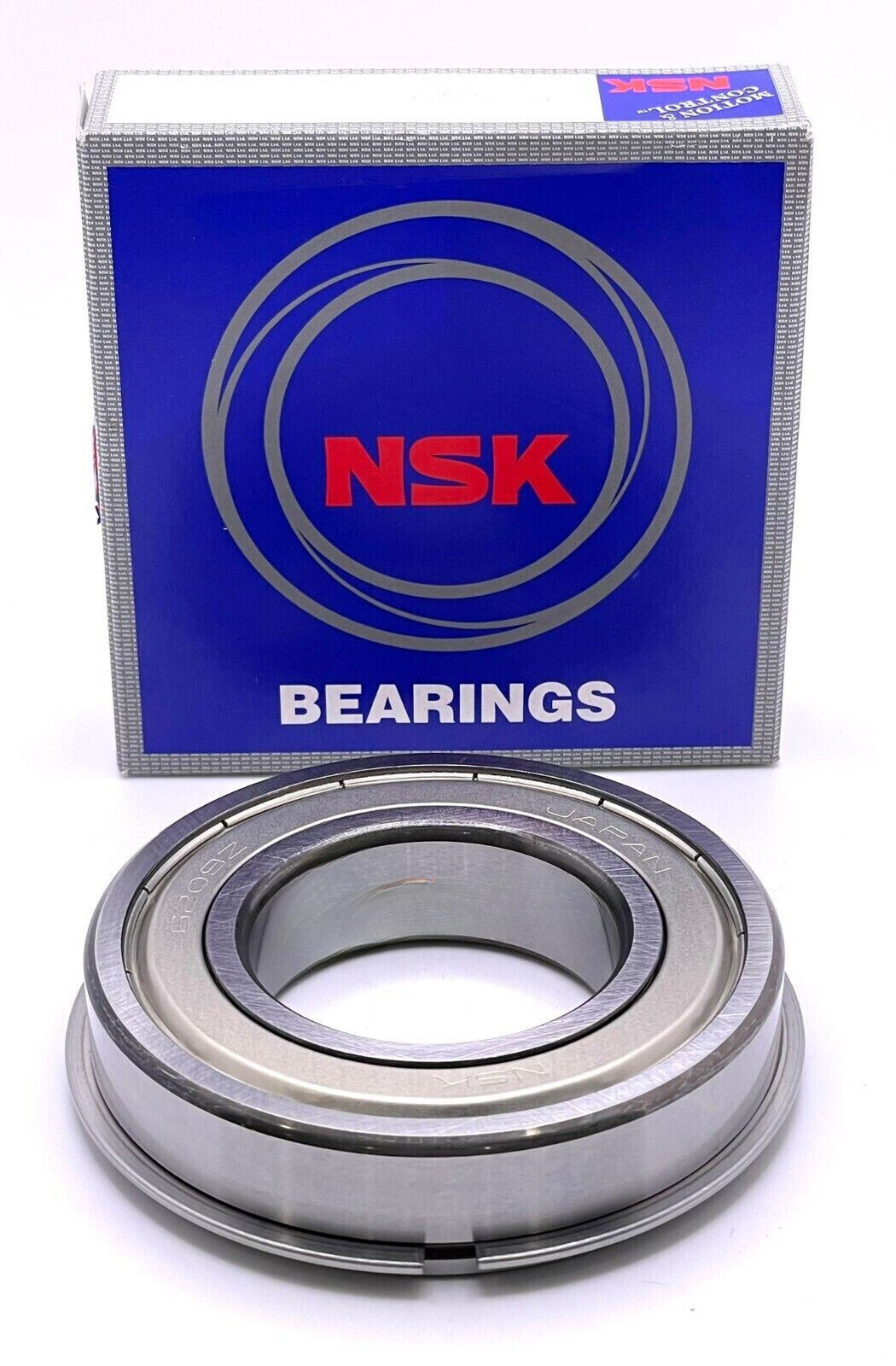 NSK 6209 ZNR Shielded ONE SIDE Bearing with snap ring groove 45x85x19mm