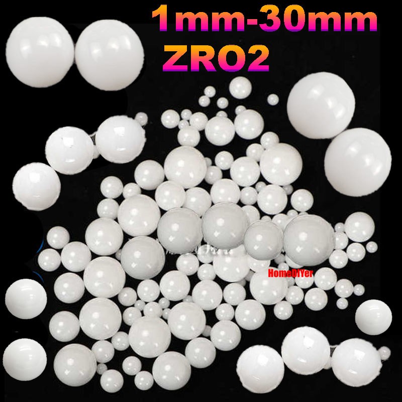 Ceramic Bearing Balls ZRO2 Zirconium Oxide Ball Precision Diameter 1/1.5mm-30mm