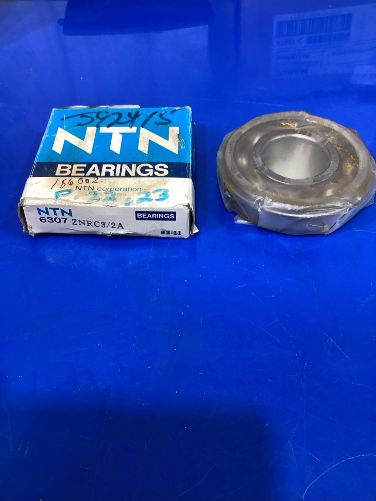 NTN 6307 Z C3 Ball Bearing, Metal Shielded One Side, Open One Side 35x80x21 mm
