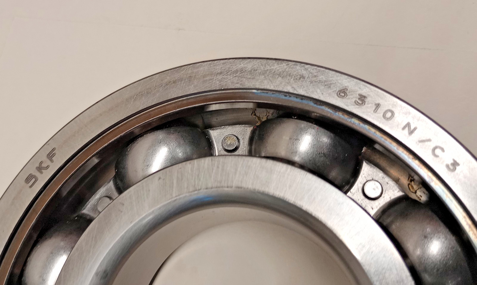 SKF 6310NC3 Ball Bearing Open Snap Ring Grooved 50x110x27mm 6310N-C3 / 6310N/C3