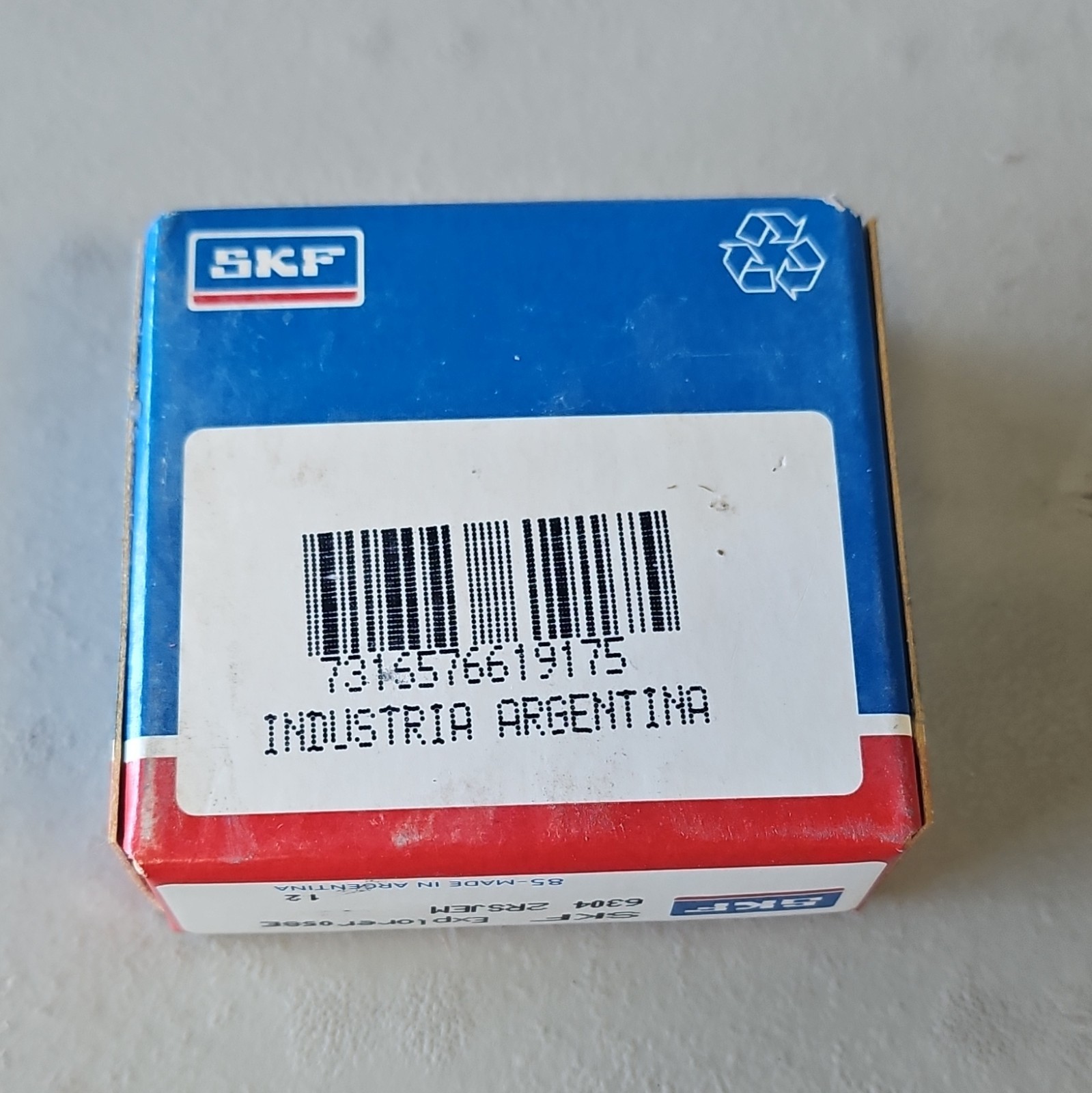 SKF Explorer 6304 2RSJEM Ball Bearing 20mm Bore 52mm OD 15mm Width