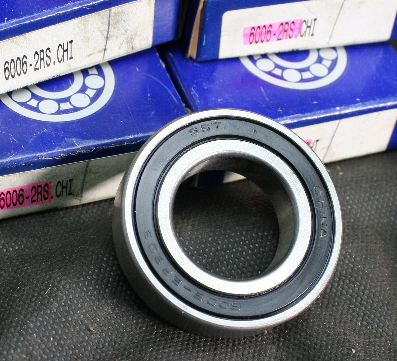 Five (5) Generic 6006 2RS Deep Groove Bearings 30MM ID China NEW