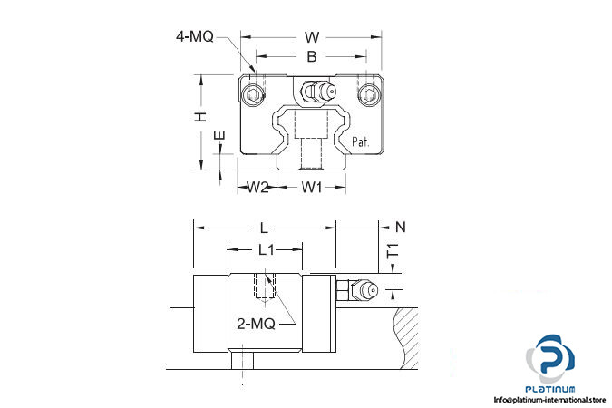 ABBA BRC25SU LINEAR GUIDEWAY BLOCK_BRC 25 SU