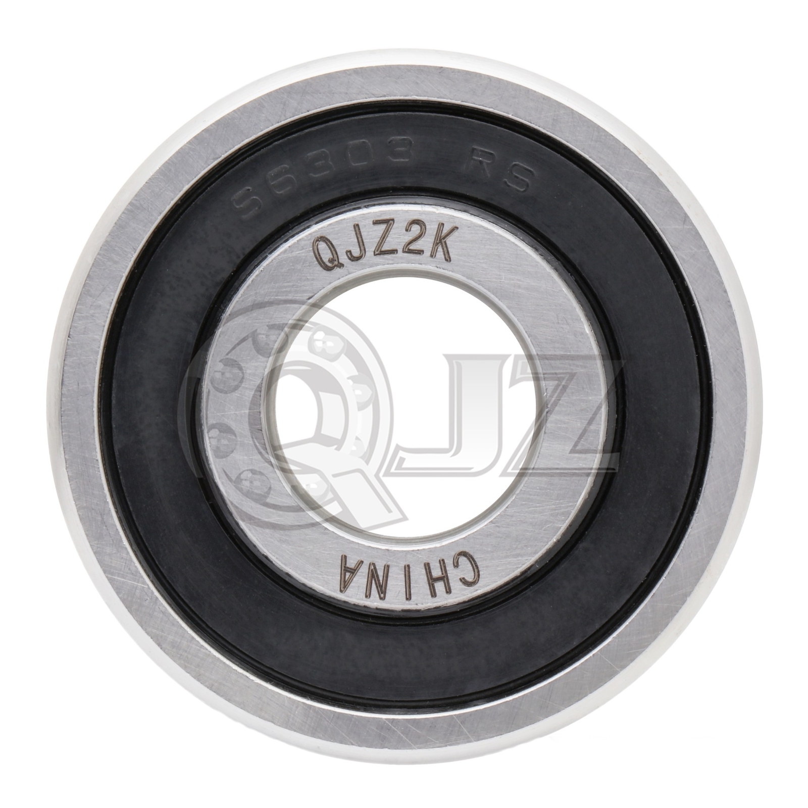 [Qty.10] S6303-2RS Stainless Radial Ball Bearing [17mm ID x 47mm OD x 14mm W]
