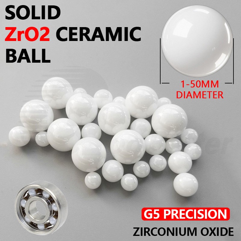 ZrO2 Zirconia Ceramic Ball G5 Precision Bearing Ball 1-50mm Zirconium Oxide Ball