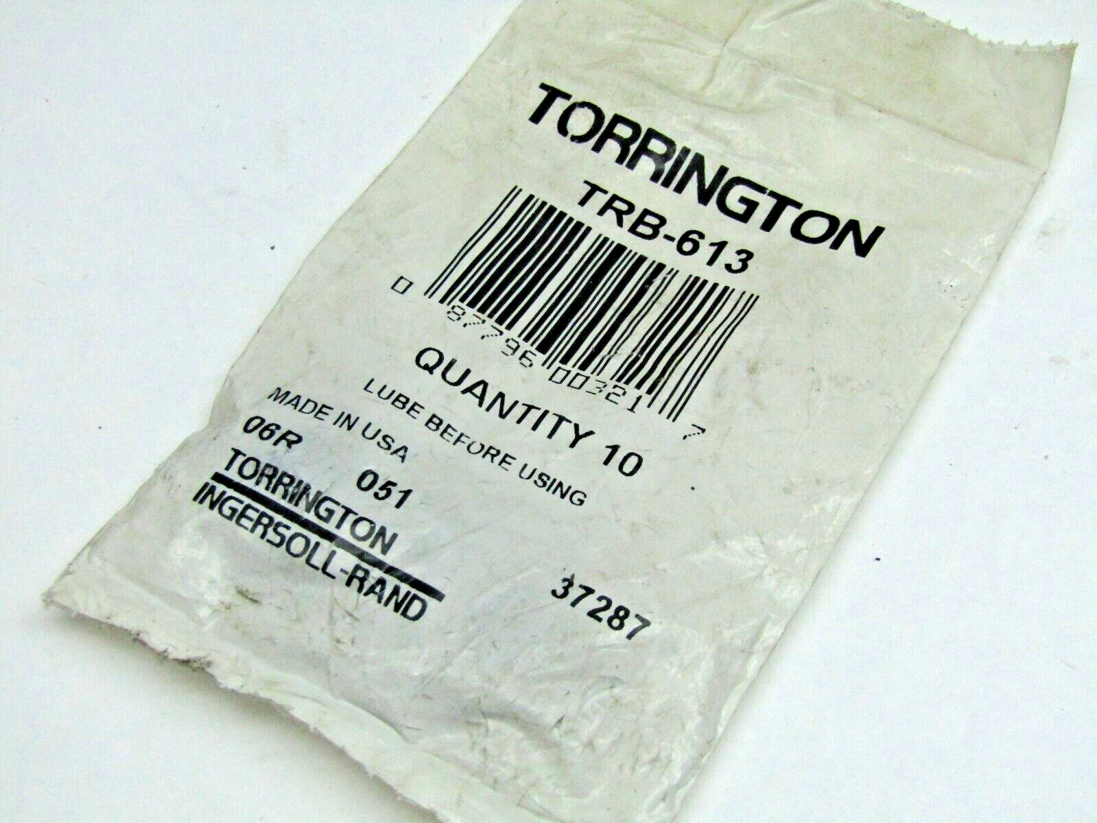 (10-Pack) Torrington TRB-613 3/8″ X 13/16″ X .06″ Bearing Thrust Washer