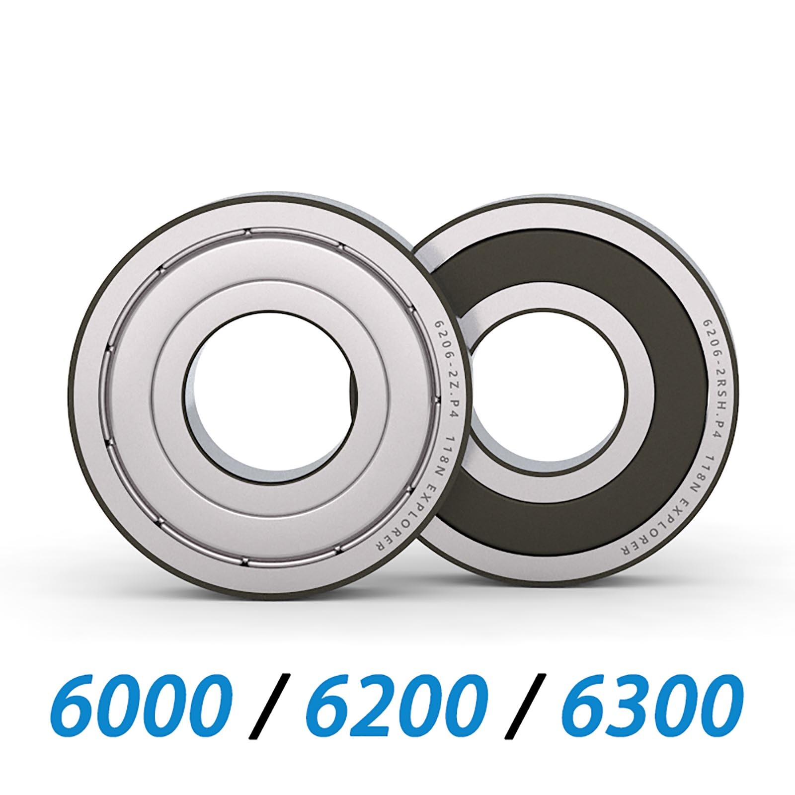 Bearings 6000-6200-6300 Open 2RS 2Z Standard Deep Groove Ball Bearings