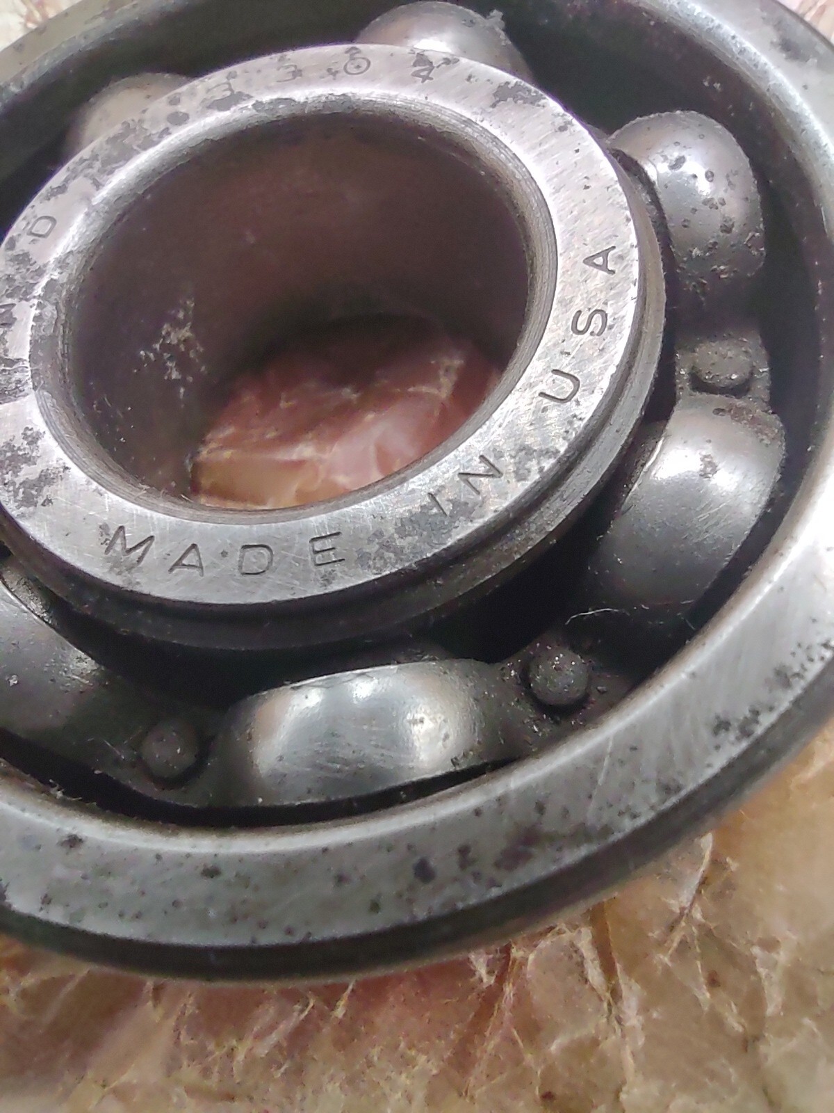 New Departure??? 3304 BALL BEARING *****SEE PHOTOS READ ENTIRE DESCRIPTION*****