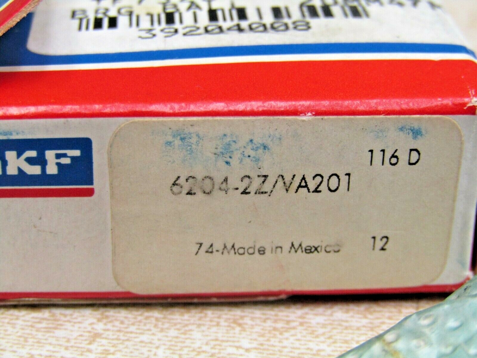 SKF 6204-2Z/VA201 20mm X 47mm X 14mm High Temp Corrosion Resistant Bearing