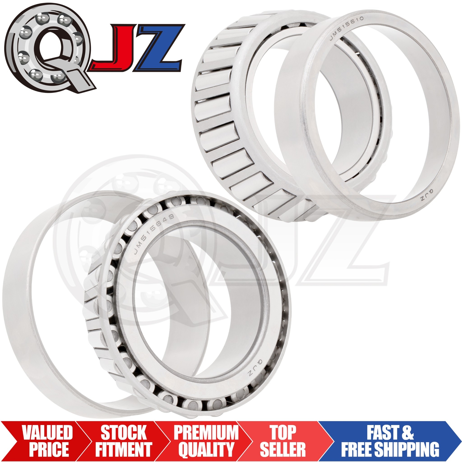 [Qty.2] JM515649-JM515610 Tapered Roller Bearing Cup & Cone [80mm ID x 35mm W]