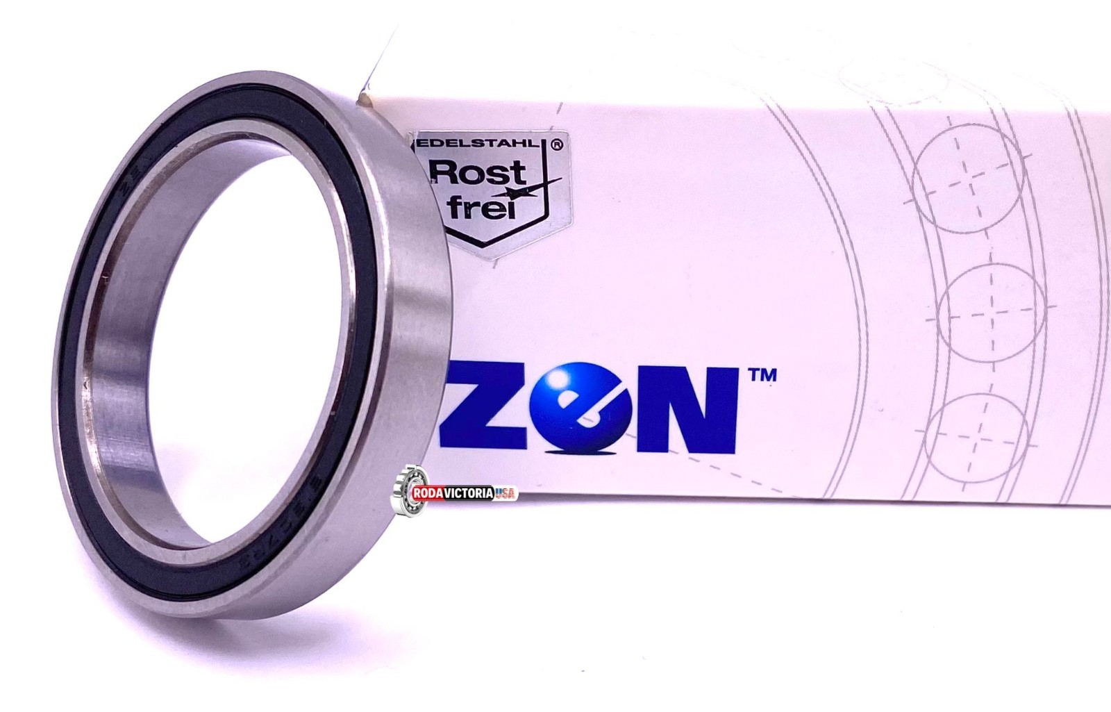 ZEN 61807 2RS Deep Groove Ball Bearing, Rubber Sealed 61807 2RS 35x47x7 mm