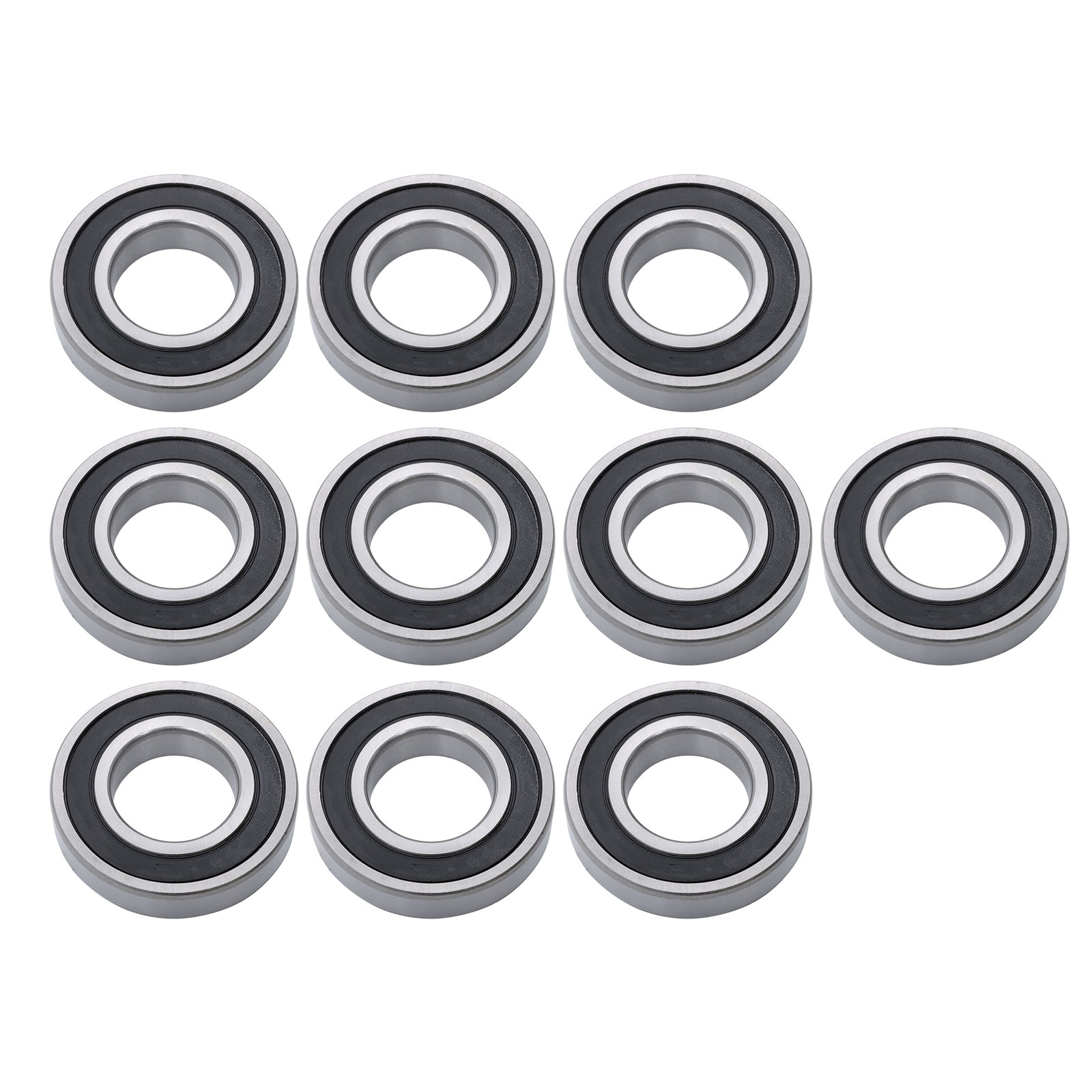 10 Pcs Premium 6208 2RS ABEC3 Rubber Sealed Deep Groove Ball Bearing 40x80x18mm