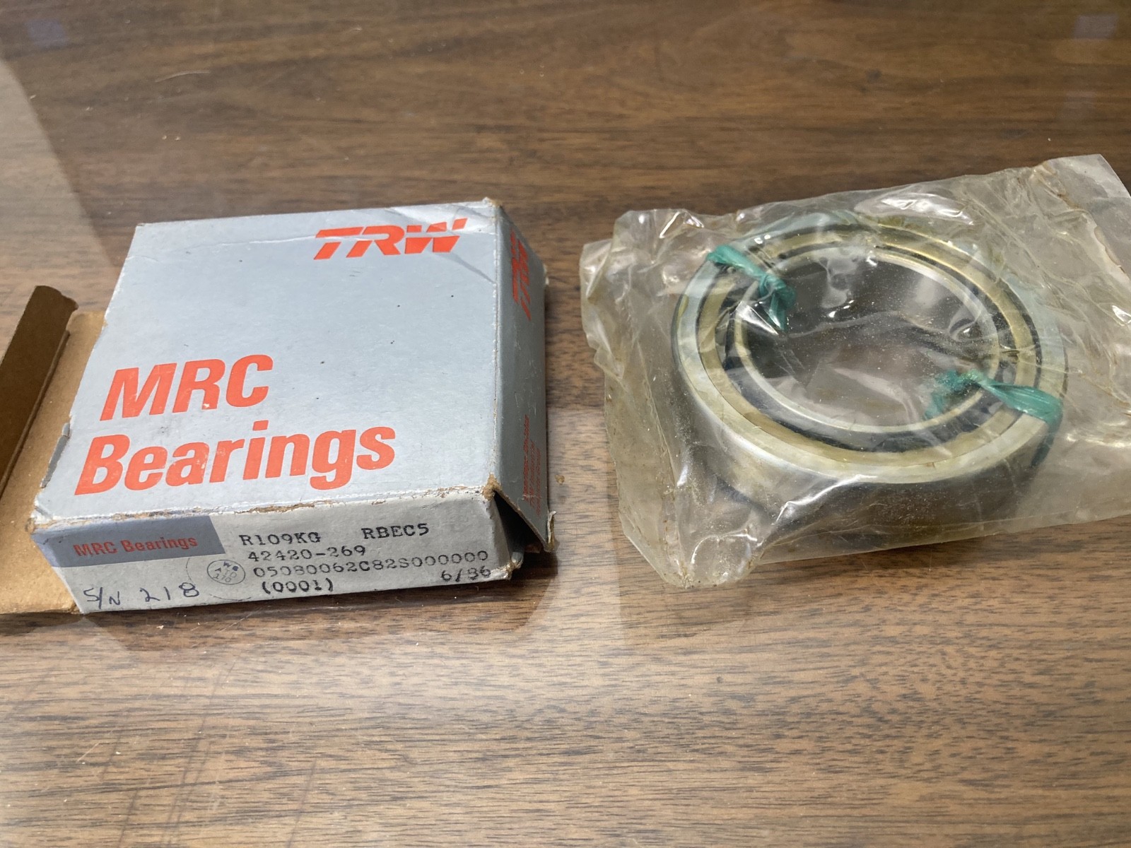 MRC (SKF) R109KG. NEW Bearing RBEC5 super high precision SEALED