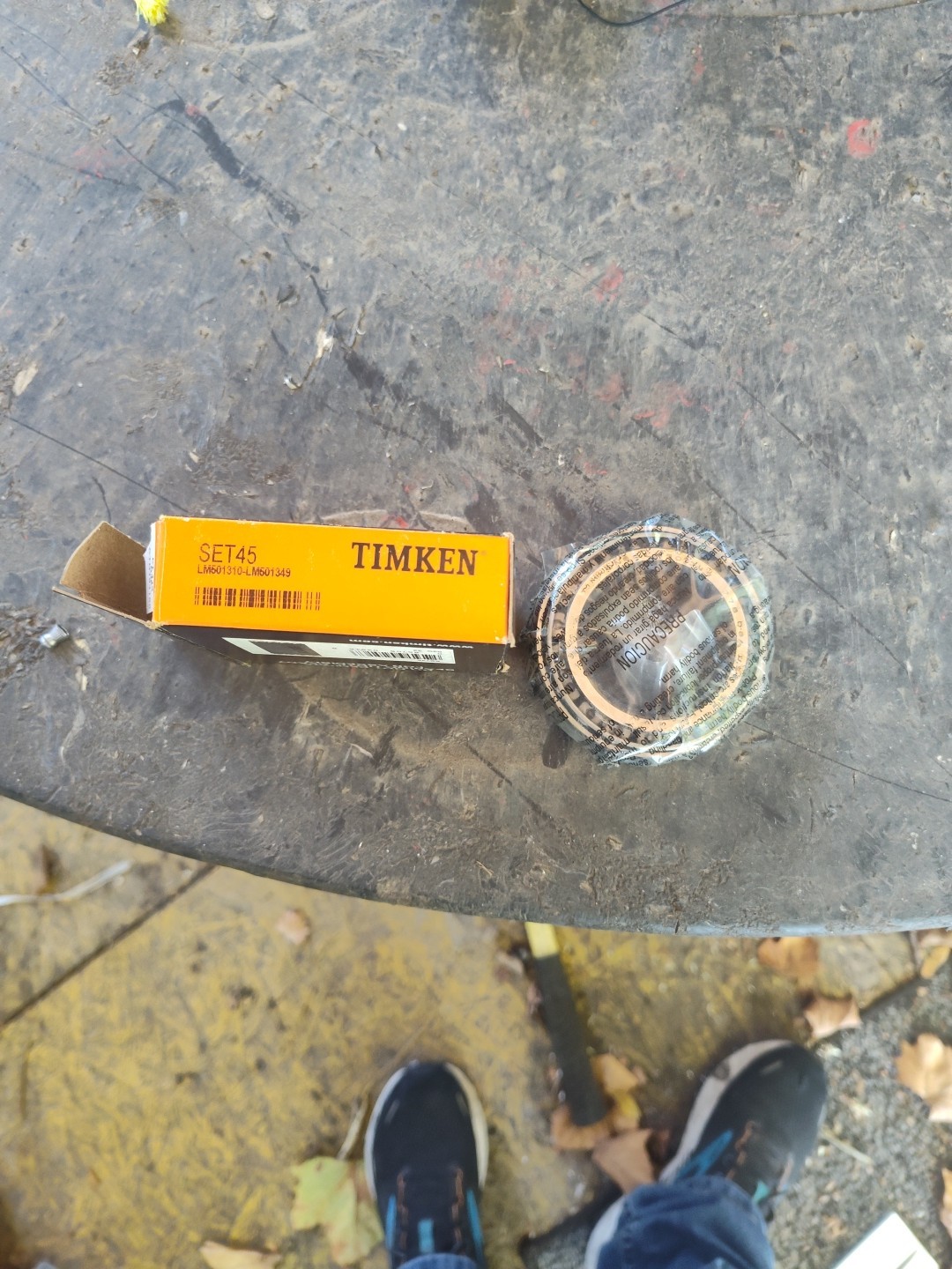 TIMKEN #SET 45 LM501349 LM501310 TAPERED ROLLER BEARING NEW IN BOX