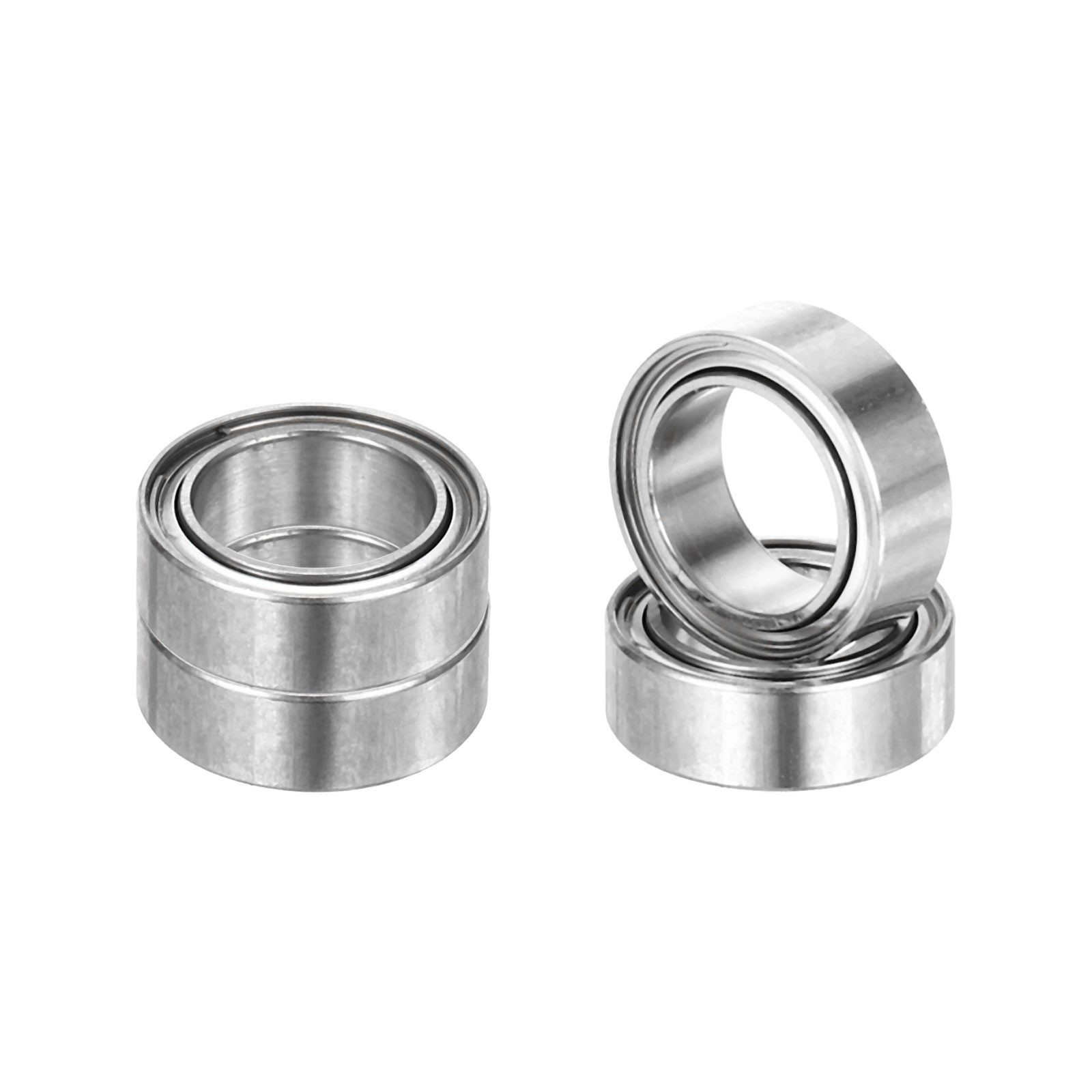 4 Ball Bearings R168ZZ 1/4″ ID x 3/8″ OD x 1/8″ H, for Z3, Silver