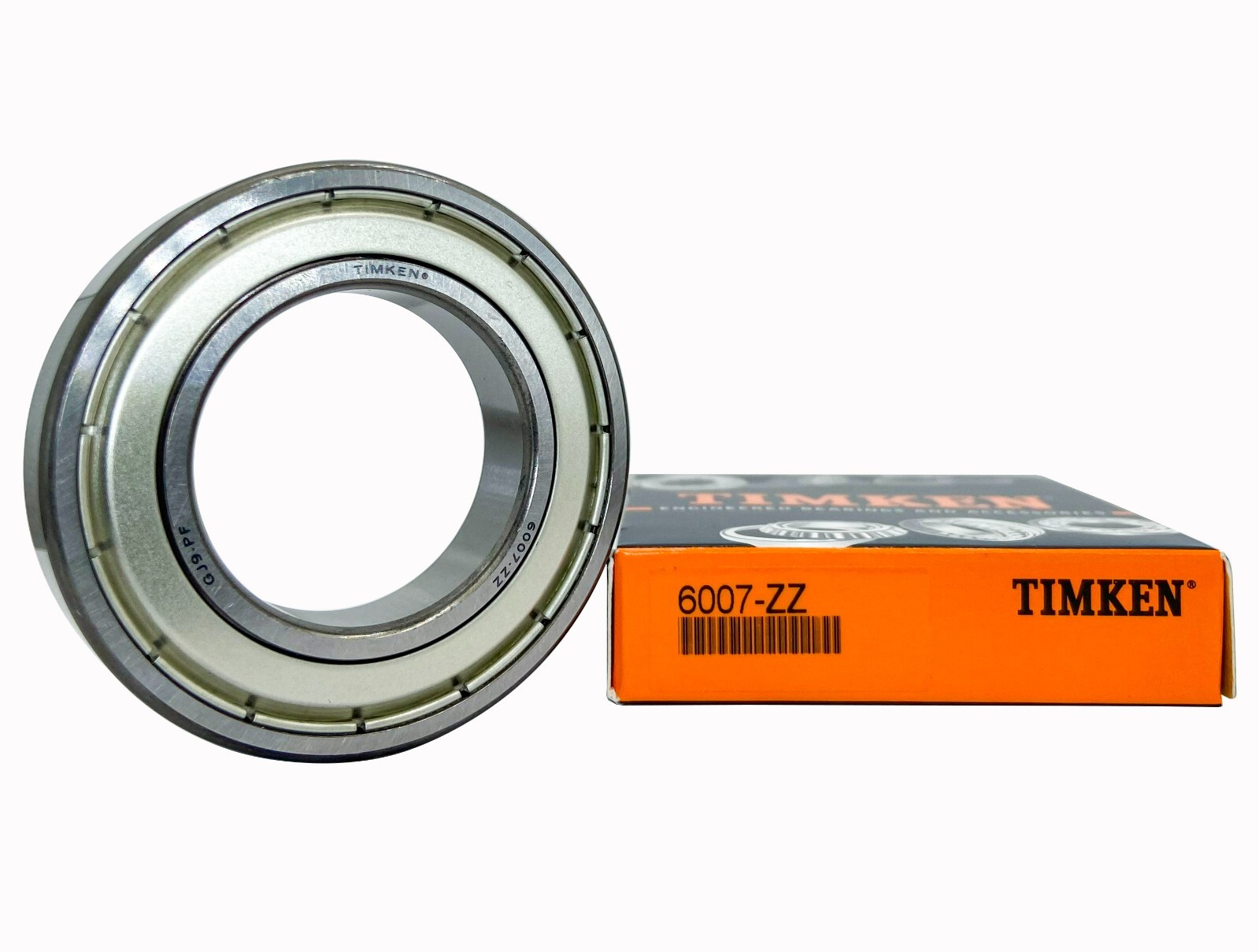 （2 PACK）TIMKEN 6007-ZZ 35X62X14MM Double Metal Seal Ball Bearings