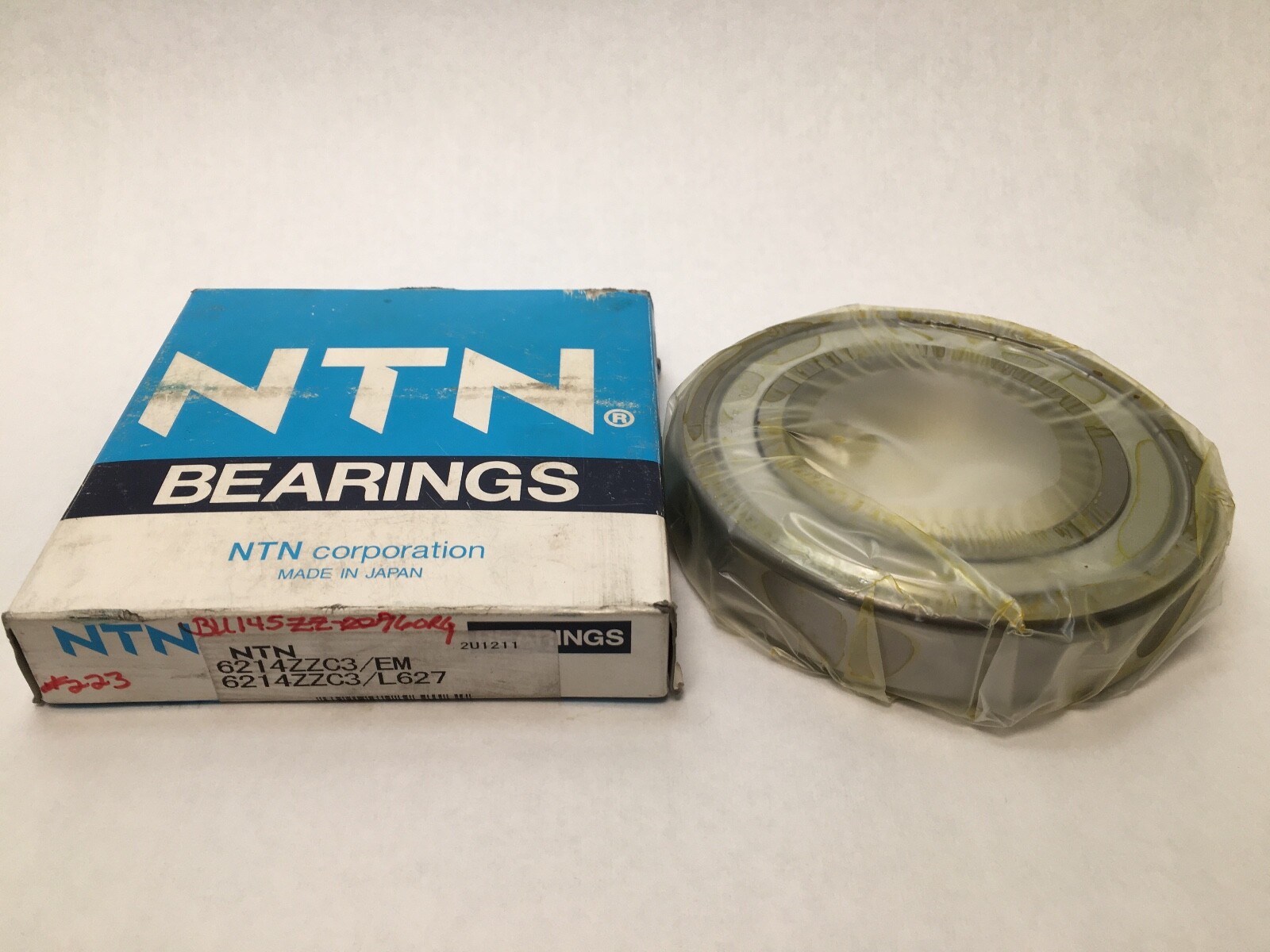 NTN 6214ZZC3EM Bearing Metal Sealed 70x125x24mm 6214 ZZ Z C3 EM L627 6214Z Japan