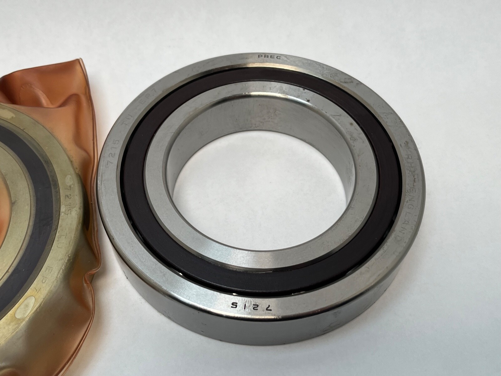 RHP 7215TDULP4 Angular Bearing 75x130x25 mm 7215B 7215-T-DUL-P4 England 2 Pcs