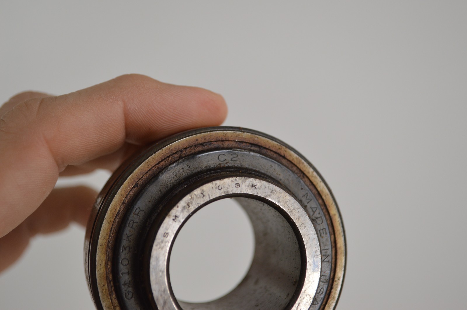 FAFNIR G1103KRR Ball Insert Bearing 1-3/16″ ID -NO COLLAR – MADE IN USA