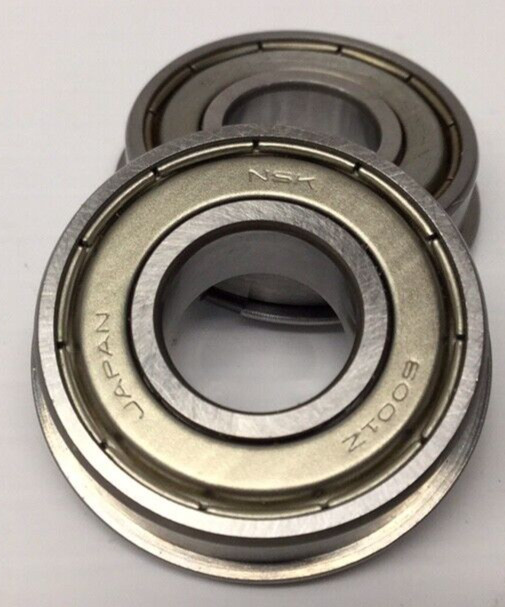 NSK 6001ZZNR Shielded Bearing W/Snap Ring 12mm ID 28mm OD 8mm Width (Pack Of 2)