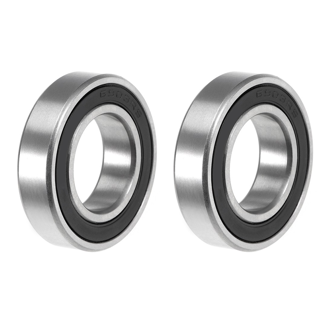 2pcs 6903-2RS Deep Groove Ball Bearing 17x30x7mm Double Sealed ABEC-3 Bearings