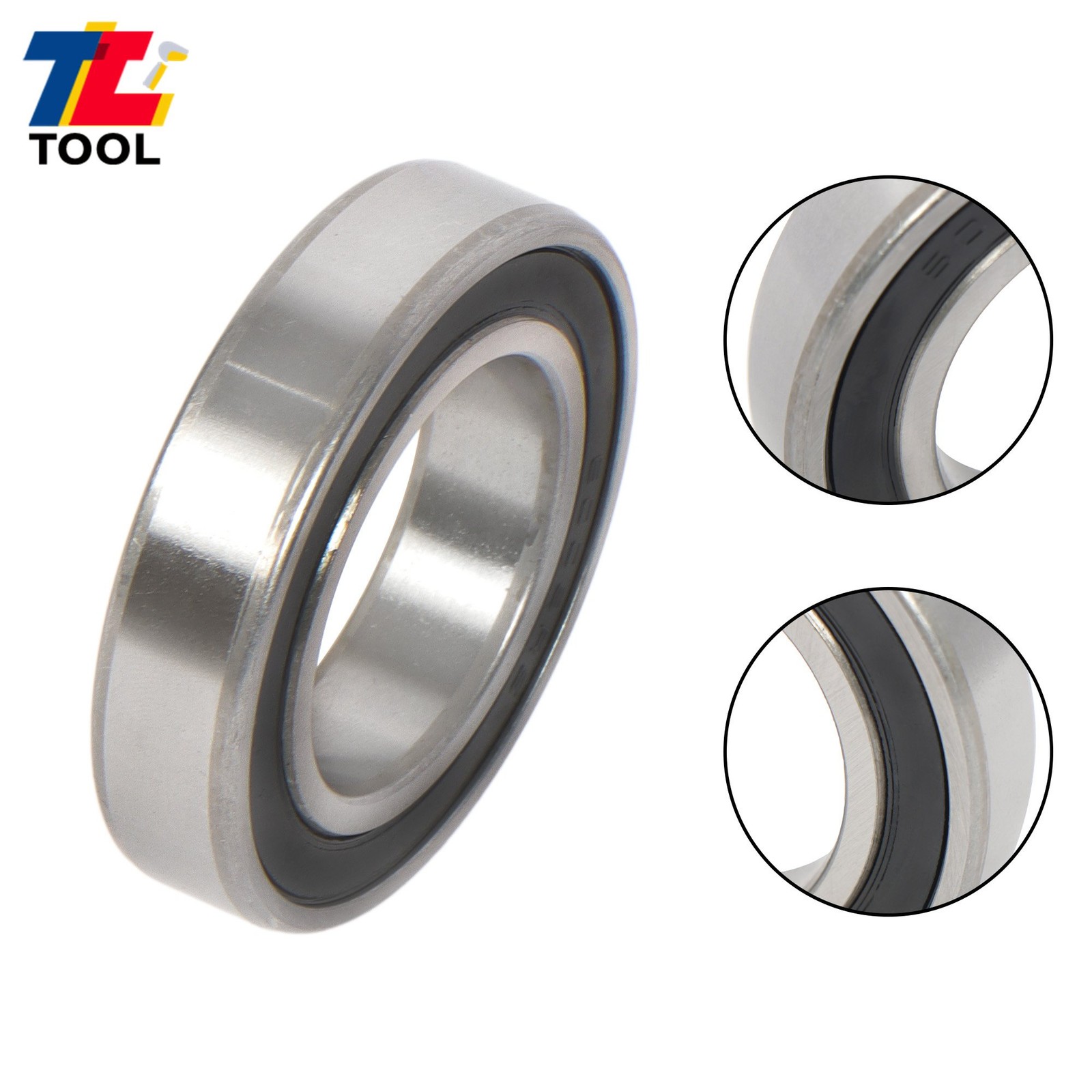 Industrial 6008-2RS Bearings 10pcs 40x68x15mm Double Sealed