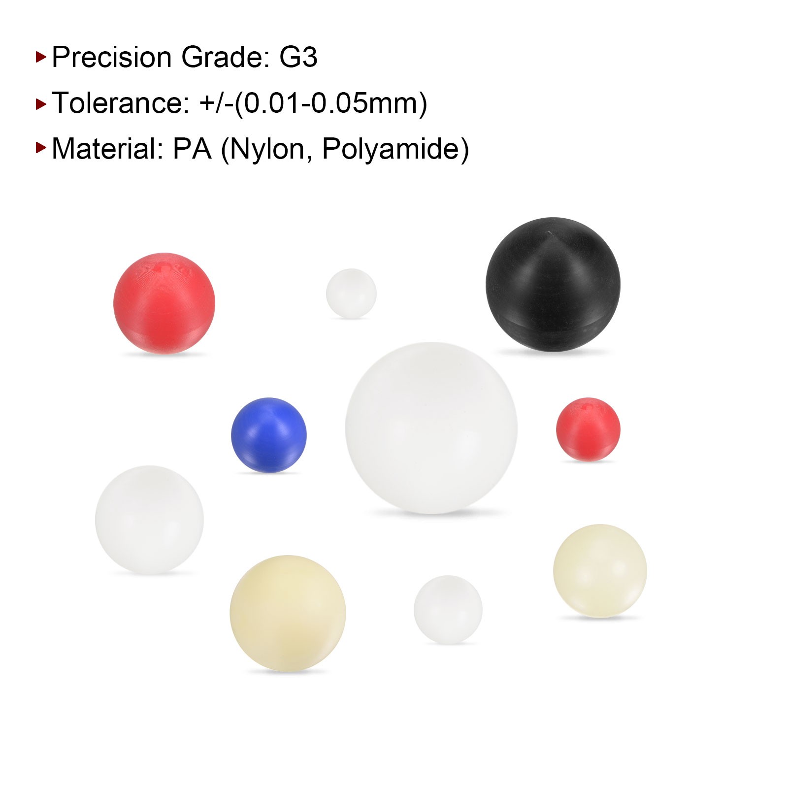 PA Nylon Solid Plastic Balls 57mm G3 Precision Bearing Ball