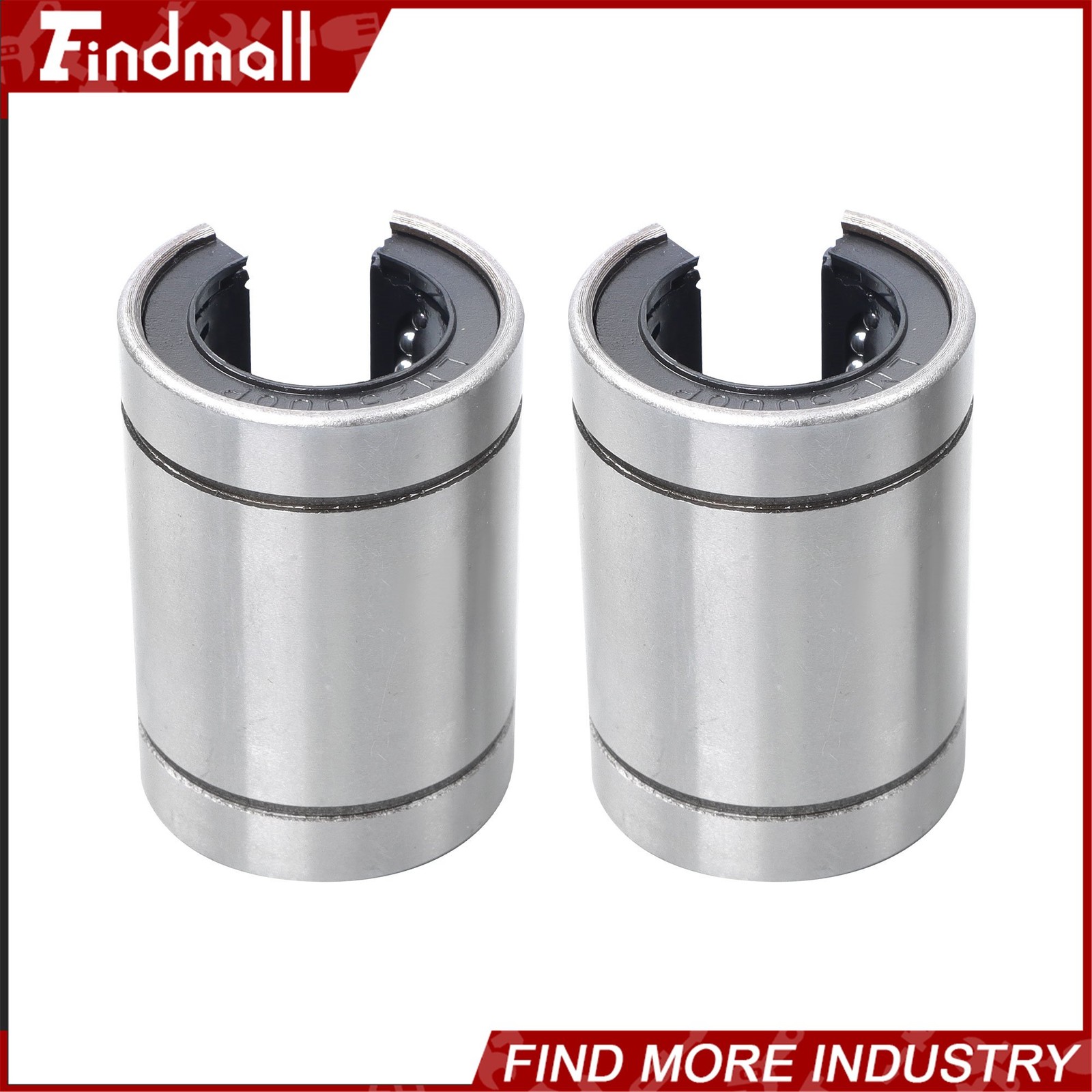 Findmall 4pcs LM25UUOP Open Linear Ball Bearings 25x40x59mm – CNC Machine Parts